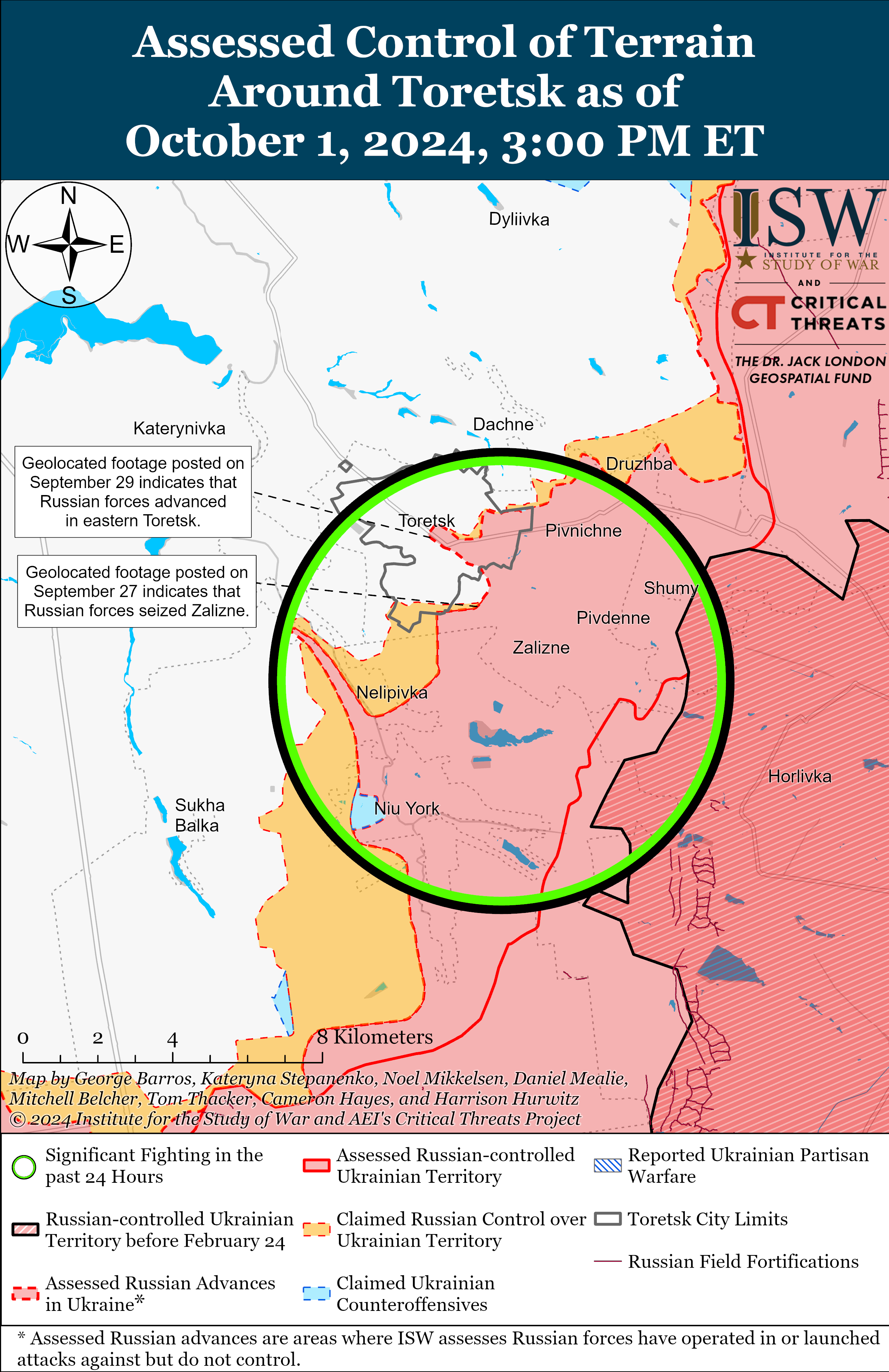 ISW Blog: Russian Offensive Campaign Assessment, October 1, 2024